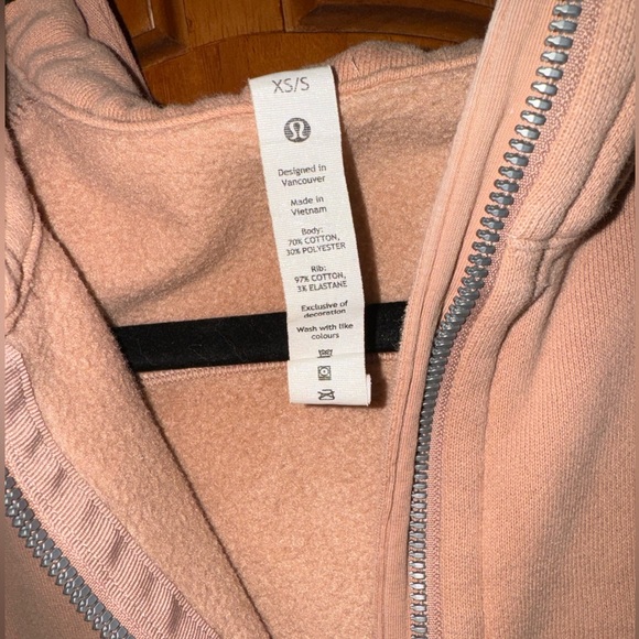 Lululemon 1/2 Zip Scuba Dusty Clay XS/S - Picture 3 of 6
